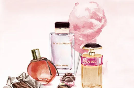Bottles Of Gourmand Perfumes