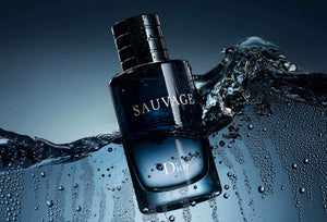 Christian Dior Sauvage Cologne In Water Hero Image